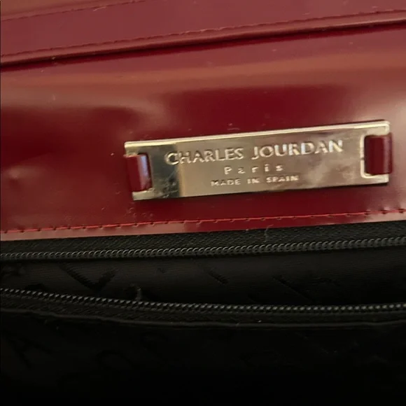 Charles Jourdan Deep Red Shoulder Bag - Picture 10 of 14